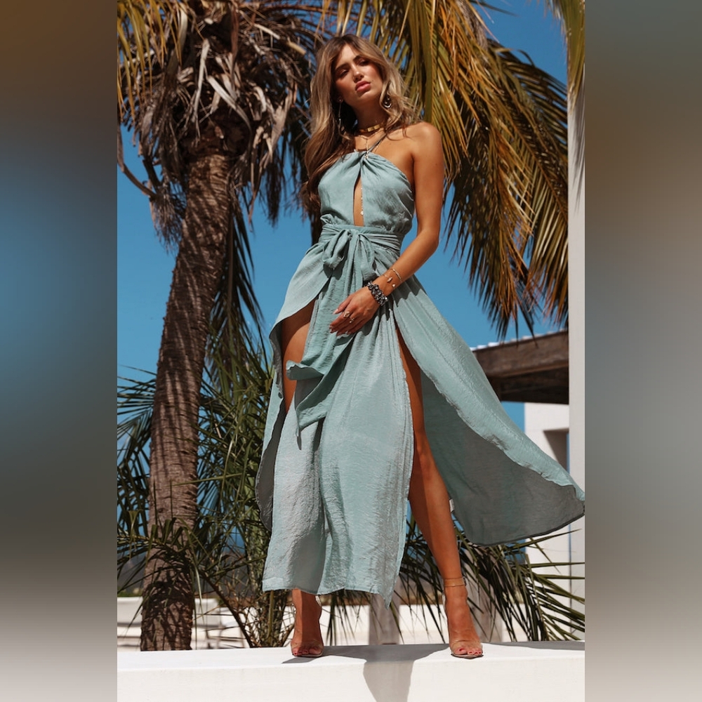Hello Molly stop motion dress NWT Olive